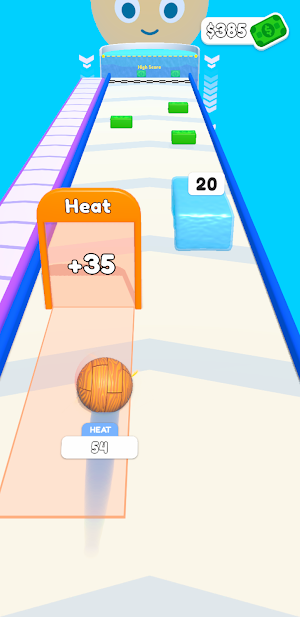 Heated Red Ball Screenshot 0