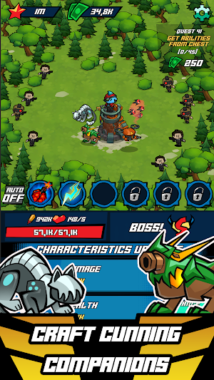 Last Villain: Idle TD Game Screenshot 2