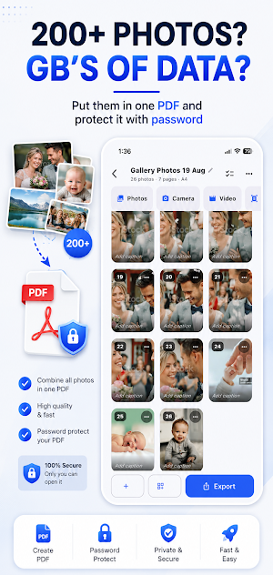 Secure PDF:Photo, Video, Scan Screenshot 0