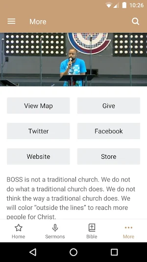 BOSS Church App Screenshot 2