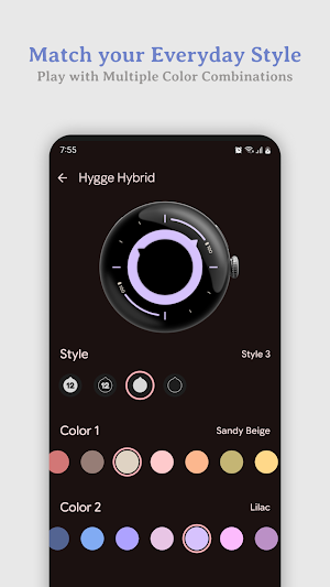 Arrow Hybrid - Muviz Watchface Screenshot 2