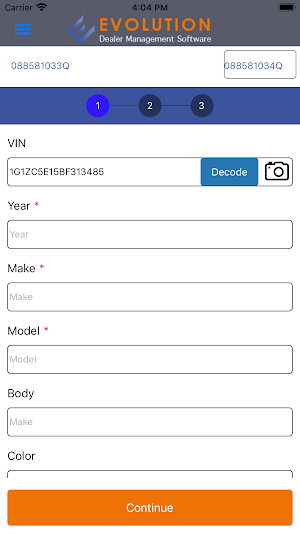 AMS Evolution Screenshot 2