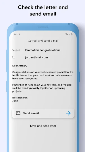Email Letter Writing App Screenshot 3