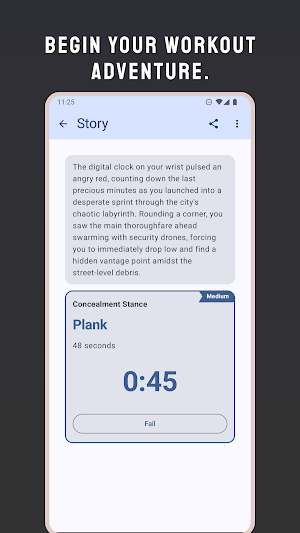 ExerStory - AI Workout Stories Screenshot 0