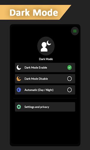 Dark Mode - Toggle for Night Mode Screenshot 2