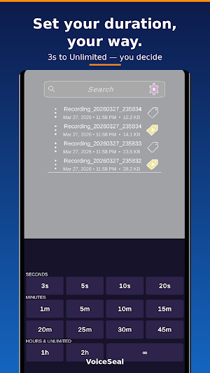 VoiceSeal Screenshot 2