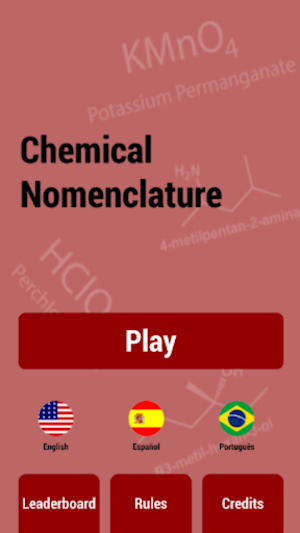 Chemical Nomenclature - Master Screenshot 0