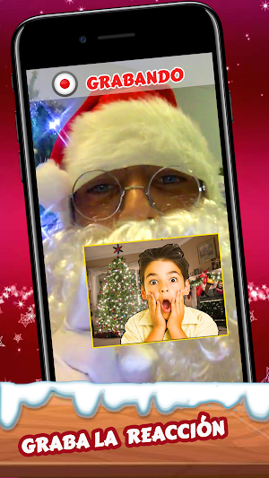 Videollamada Papa Noel - simula llamada gratis! Screenshot 0
