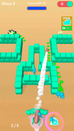 Stickman Cannon Screenshot 3