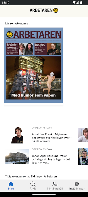 Arbetaren Screenshot 0
