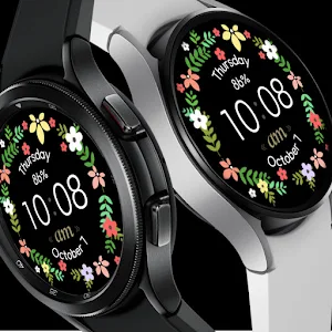 Flower HD: Digital Watch Face Screenshot 3