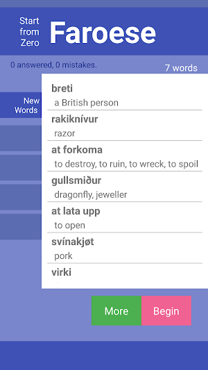 StartFromZero_Faroese Screenshot 0