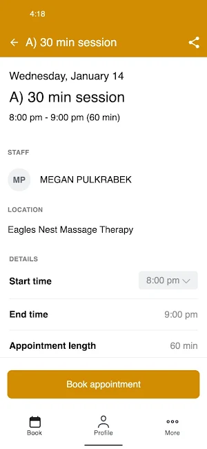 Eagles Nest Massage & Wellness Screenshot 2