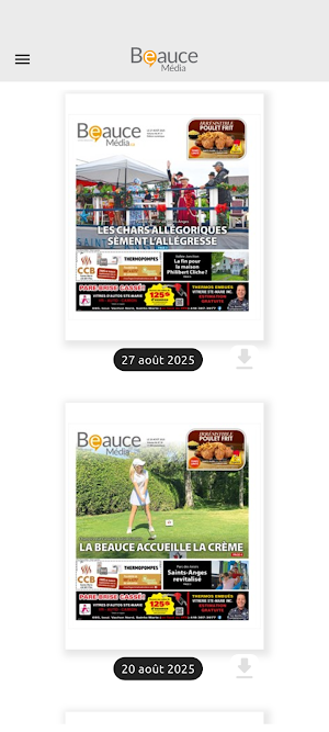 Beauce Média Screenshot 2
