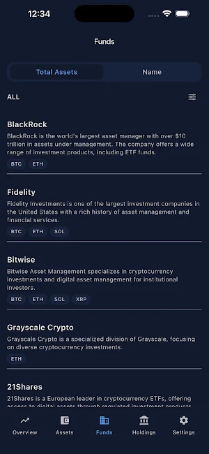 Crypto ETF Flow: ETF Data Screenshot 2