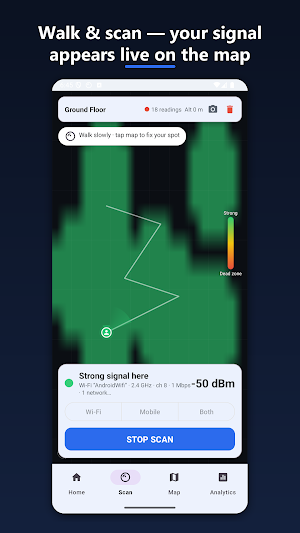 Signal Atlas: WiFi Heatmap Screenshot 0