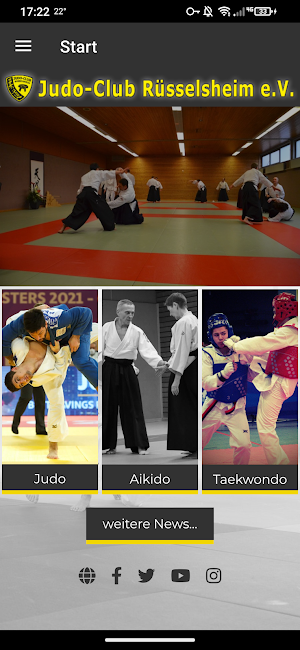 Judo-Club Rüsselsheim e.V. Screenshot 1