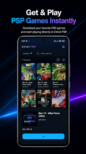 iDroid PSP Screenshot 1