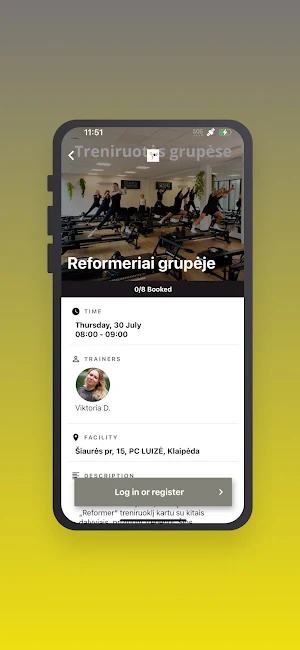 BEE PILATES KLAIPĖDA Screenshot 2