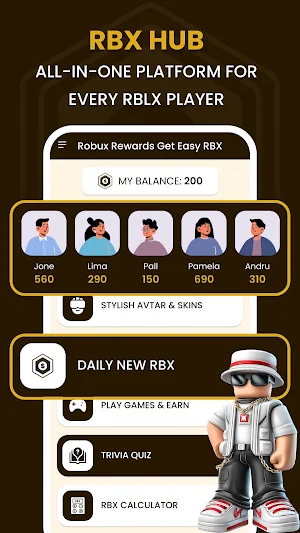 Robux Rewards Get Easy RBX Screenshot 0