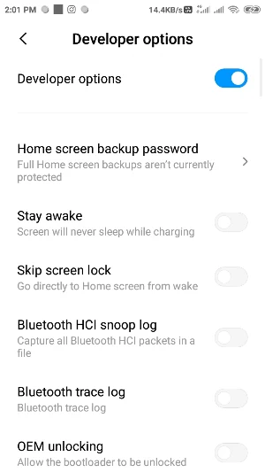 Developer Options Direct Screenshot 0