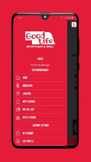 Good Life Sports Bar + Grill Screenshot 2