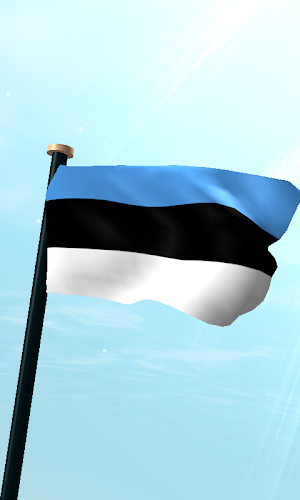 Estonia Flag 3D Live Wallpaper Screenshot 0