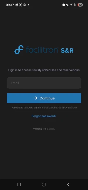 Facilitron S&R Screenshot 0