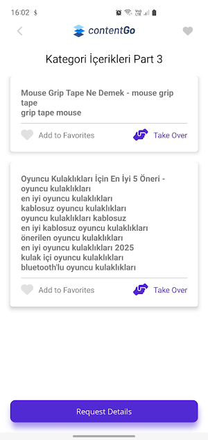 contentGo Screenshot 2
