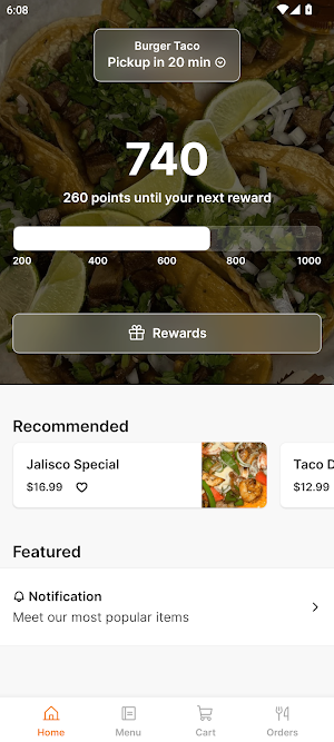 Burger Taco Screenshot 0