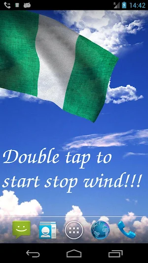 Nigeria Flag Live Wallpaper Screenshot 1