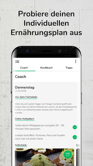 Low Carb Rezepte, Home Workouts & Ernährungsplan Screenshot 3