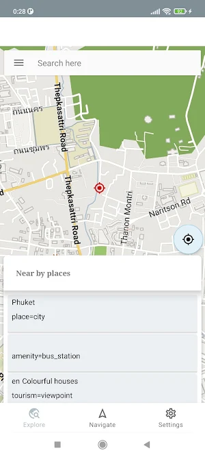 Phuket Thailand Offline Map Screenshot 0