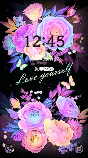 Pastel Flower Love - Wallpaper Screenshot 1