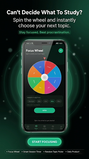 Spinr: Focus Wheel &  Study Screenshot 0