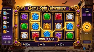 Gems Spin Adventure Screenshot 2