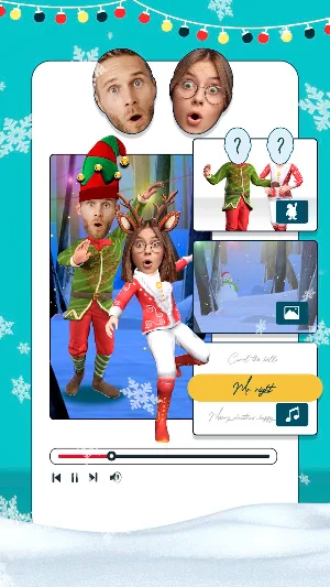 Christmas Face - Photo dance Screenshot 1