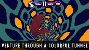 VR Color Tunnel Racing 3D - Infinite Dash & Rush Screenshot 3