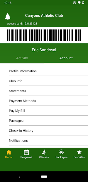 Canyons Athletic Club Screenshot 3