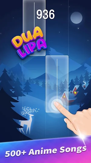 Dua Lipa Piano Tiles Screenshot 2
