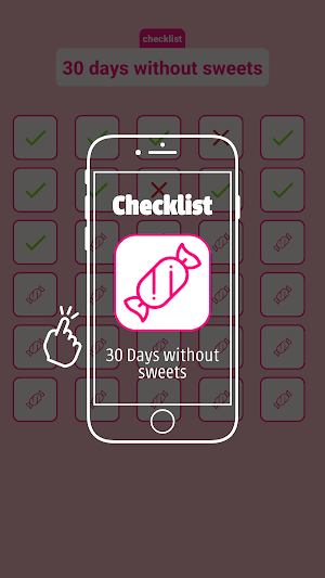 30 days without sweets Screenshot 0