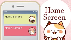 Notepad Widget Maneki Cat Screenshot 0