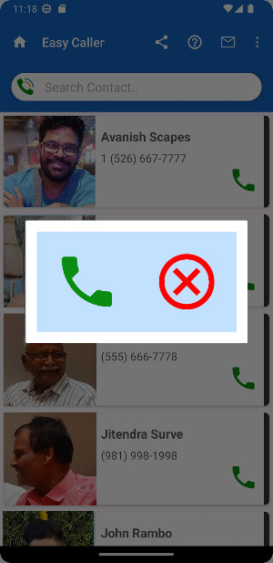 Easy Caller Screenshot 1