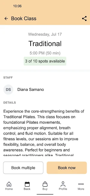 Reform Pilates LA Screenshot 2