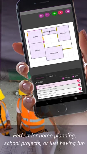 EasyPlan 3D - Build Home floor Screenshot 2