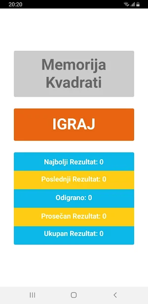 Memorijski Kvadrati Screenshot 0