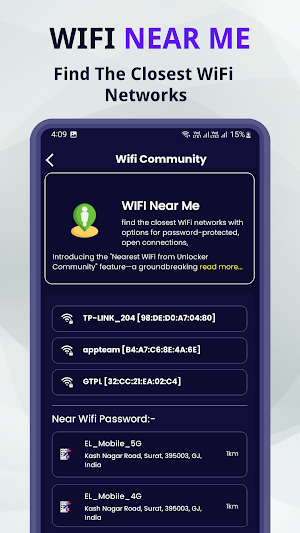 Wifi Community : Get Password Screenshot 1