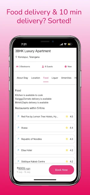 Stayezy: Book Stay Per Night Screenshot 3