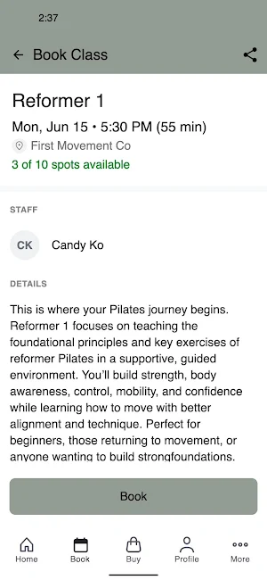 First Movement Co Screenshot 2
