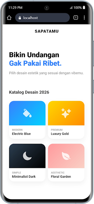 SapaTamu - Undangan Digital Screenshot 1